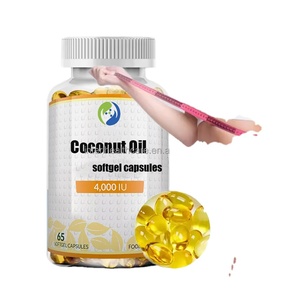 น้ำมันมะพร้าวออร์แกนิกสกัดจากเคโตะผลิตภัณฑ์เสริมอาหารลดน้ำหนักวิตามินอีประโยชน์ของน้ำมันมะพร้าวแคปซูลซอฟต์เจลจำนวนมาก - Product Image 1