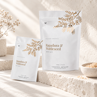 Sachets Doypack personnalisés avec logo, faible MOQ, refermables, impression numérique, finition mate, résistants à l'humidité pour les sels de bain