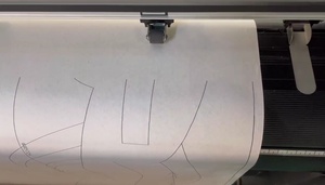 Định dạng rộng 1800mm định dạng lớn giấy tự động thức ăn nhanh tốc độ may mặc <span class=keywords><strong>CAD</strong></span>/cam cho máy in phun mẫu may mặc - Product Image 5