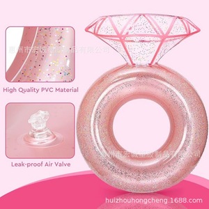 Inflatable Diamond Swimming Ring 40Cm Adult Pool Float For Beach And Water Parks Environmentally Friendly Pvc Material - Product Image 5