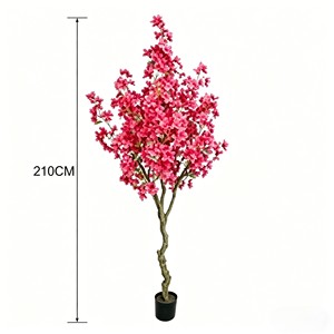 High Quality Real Touch <b>Artificial</b> Silk Bougainvillea <b>Trees</b> Durable <b>Indoor</b> Desktop Plants - Product Image 2
