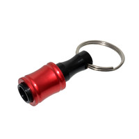 Lot de 6 supports de tournevis hexagonaux de 1/4 pouce avec porte-clés, barre d'extension, support de vis à changement rapide pour la plupart des outils électriques