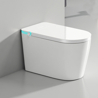 Nuevo Sanitario Moderno, Inodoro de Una Pieza, Descarga por Sifón, Bidé Inteligente, Inodoro con Descarga Automática