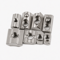Mur Baut T Stainless Steel Superior, Mur T Slot Tipe Pengunci Wedge, Pengunci Otomatis, Mur Pengikat Metrik