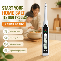 Refractómetro Digital de Salinidad para Alimentos, Medidor de Sal Portátil para Salsas y Sopas, para Control de Calidad
