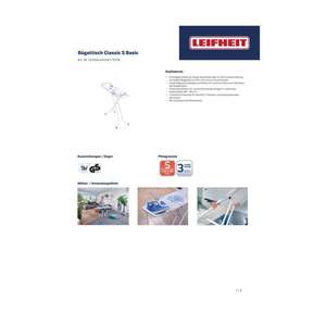 LEIFHEIT Bugeltisch Classic S Basic 110x30cm - Product Image 2