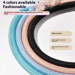Wholesale <strong>Happy</strong> Light Environmentally Friendly Reflective Classic Nylon Polyester Solid Color Pattern Dog Belt Ribbon <strong>Tear</strong> - Product Image 3