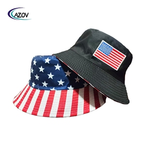 Nuevo Sombrero de Pescador con Bordado Dúplex Estilo Americano y Estampado de Bandera de Fútbol Mundial, ¡Gran Venta! - Product Image 1