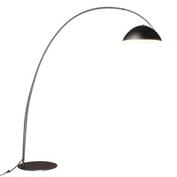 Lampadaire Arc Minimaliste Nordique de Luxe, Base en Fer, Abat-jour en Pierre, LED CRI 95 Élevé pour Salon, Chambre, Côté Canapé