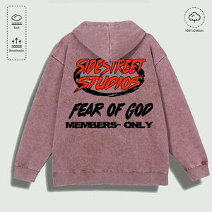 Felpa con Cappuccio 100% Cotone Lavato con Grafica '<span class=keywords><strong>Lupo</strong></span> della Mezzanotte', Multicolore - Product Image 1