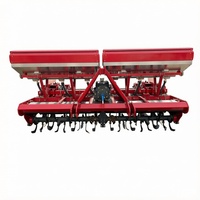 Semoir rotatif YUNLIU à 6 rangs pour maïs, semoir de précision pour labour rotatif, semoir à engrais monté sur tracteur