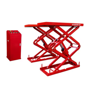 Elevador de tijera pequeño en el suelo, elevador de coche de tipo hidráulico de 3500kg - Product Image 5