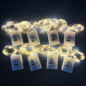 <span class=keywords><strong>Mini</strong></span> <span class=keywords><strong>guirlande</strong></span> lumineuse <span class=keywords><strong>LED</strong></span> <span class=keywords><strong>à</strong></span> fil de cuivre, alimentée par piles, pour décorations de Noël, de mariage et de fêtes, indice de protection IP68 - Product Image 5