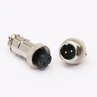 Câble électrique Connecteur M12 pour connecteur de câble d'automatisation industrielle Connecteur mâle Adaptateur en alliage de zinc Automobile GX12 CSP