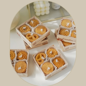 Bougie parfumée artisanale écologique non toxique en forme de biscuit réaliste, aromathérapie, Noël, anniversaire, nouveauté - Product Image 6