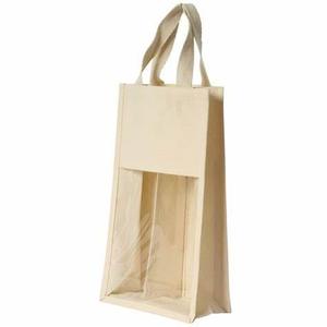 Reusable Cotton Canvas <strong>Wine</strong> Carrier <strong>Bags</strong> - Product Image 5