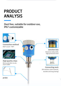 Interruptor de Nivel de Capacitancia Electrostática LED SPC600 IP67 250-1000mm, <span class=keywords><strong>Electrodo</strong></span>, Apto para Líquidos y Electricidad - Product Image 3