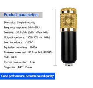 Microphone d'enregistrement professionnel <span class=keywords><strong>pour</strong></span> diffusion en direct sur YouTube, microphone à condensateur, <span class=keywords><strong>carte</strong></span> <span class=keywords><strong>son</strong></span> avec support de bras, kit de filtre anti-pop - Product Image 5