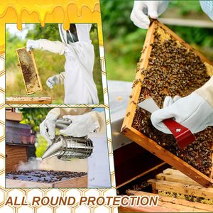 30 Pcs Grapefruit Brand Beekeeping Starter Kit All-in-One Jacket Beehive Equipment Bee Smoker Beekeeper Supplies Wood Plastic - Product Image 6