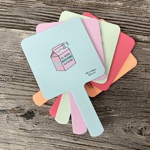 Espejo de Maquillaje de Mano con Logotipo Personalizado, Espejo Promocional OEM Personalizado para Marca y Boutique - Product Image 3