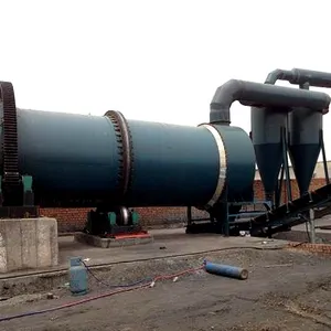 Three cylinder drying equipment production line quartz sand rotary dryer for sale