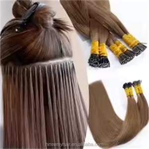 Extensions de cheveux naturels européens Remy de 18 à 20 pouces I Tip <span class=keywords><strong>Micro</strong></span> Link Kératine 0.8g à 1g Brins Extensions de cheveux humains à la kératine organique - Product Image 5
