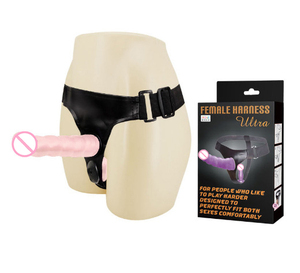 <span class=keywords><strong>Dildo</strong></span> Doble Realista con Arnés para Usar al por Mayor de Silicona Juguete Sexual para Adultos con Cinturón para Lesbianas y Mujeres Hipoalergénico - Product Image 5