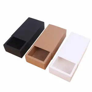 Cajas de jabón de Kraft marrón plegables para embalaje, pequeño, precio bajo