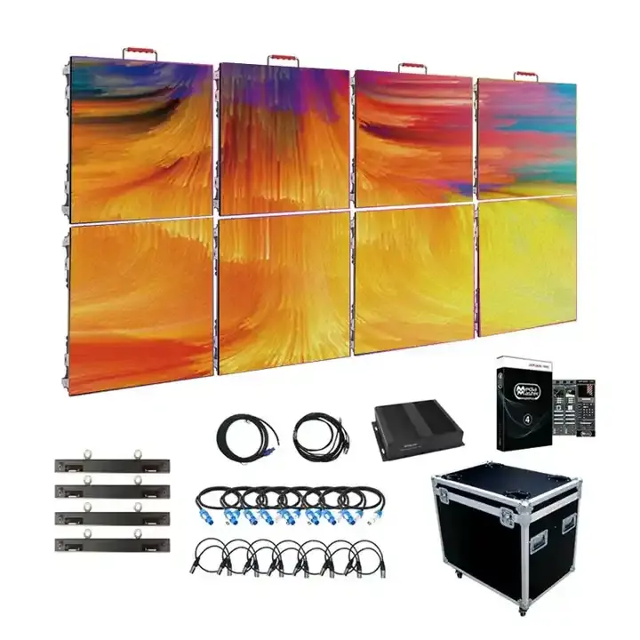 Caiyi 500*500mm exterior Interior P2.6 P2.9 P3.91 P4.8 alquiler pantalla LED Panel LED interior pantalla LED para Iglesia