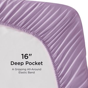 Bộ ga trải giường bằng tre hữu cơ 100% tự nhiên, bộ ga trải giường bằng vải lyocell tre, bộ ga trải giường cỡ Queen - Product Image 3