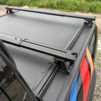 Barres transversales TCAL Gen 5 TK-02-7 réglables en alliage d'aluminium pour benne de pick-up, système de barres transversales 150-180x17-23CM, ensemble de 2 pièces compatible
