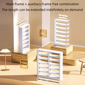 Estante de libros de diseño moderno para oficina al por mayor, estanterías de libros de acero verticales de dos lados para biblioteca, estante de libros de Metal - Product Image 4