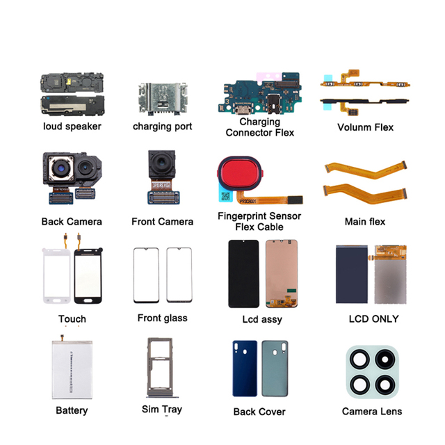 Cell Phone Repair Mobile Parts Mobile Phone Spare Parts for Different Brands Replacement for iphone for samsung Spare Parts