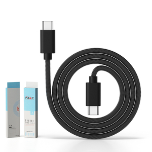 Câble de données USB 2.0 C vers C de haute qualité, tressé en nylon, 1M 2M, avec gaine <span class=keywords><strong>TPE</strong></span> et conducteurs en cuivre étamé, pour imprimante et appareil photo - Product Image 5