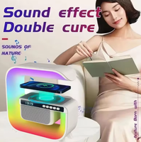 Nieuwe G3 Bt Speaker Multifunctionele Draadloze Oplaadbare Bedside Wekker Sfeerverlichting Nachtlamp Speaker
