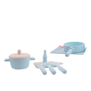 Chaînes anti-chute en silicone 100 % alimentaire pour bébé, cadeaux éducatifs de dessin animé, ensemble de jeu de cuisine d'imitation - Product Image 6