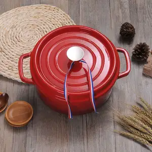 Hoge Kwaliteit Kleurrijke Non Stick Groene Keuken Ware Emaille Gietijzeren Kookgerei Sets Le Crueset