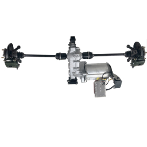 Essieu <span class=keywords><strong>différentiel</strong></span> arrière haute performance pour véhicule électrique, pour petit camion Tuk Tuk avec moteur PMSM 5KW, suspension indépendante - Product Image 3