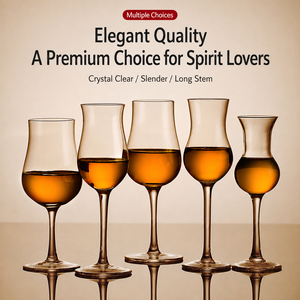 Copa Profesional de Cristal sin Plomo para Degustación de Whisky, Tipo Tulipán, para Aroma de Whisky, Vino Helado y Licores, Uso en Bares, Venta al por Mayor - Product Image 1