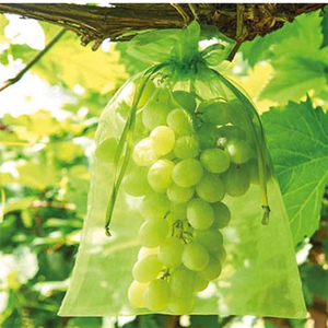 Reusable Drawstring <b>Mesh</b> Bag Bird <b>Insect</b> Barrier Net for Grapes Fruit Trees Vineyard Garden Protection Netting - Product Image 1
