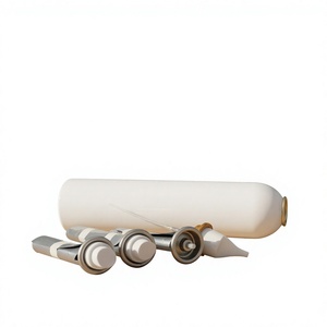 White Aluminum Aerosol Can 100ML 200ML Industrial Use <b>Metal</b> <b>Bottle</b> for Pharmaceutical Packaging - Product Image 1