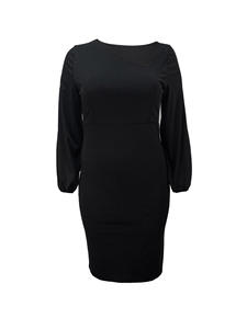 Nuovi prodotti <span class=keywords><strong>taglie</strong></span> forti <span class=keywords><strong>abbigliamento</strong></span> da <span class=keywords><strong>donna</strong></span> in maglia tinta unita Slim Fit comodo abito avvolgente - Product Image 2