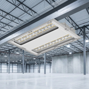 Éclairage LED industriel pour entrepôt et garage, haute luminosité, 100W-300W, CCT réglable, dimmable, IP65, aluminium, FL-GKD-AEH2B, température de couleur réglable A - Product Image 1