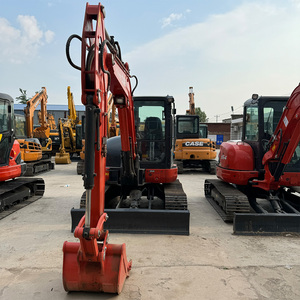 Mini-excavatrice sur chenilles hydraulique Kubota KX165 d'occasion, 6 tonnes, à bras court, d'origine japonaise, faible nombre d'heures de fonctionnement - Product Image 2