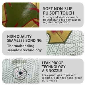 Gioco di Sport all'aperto senza soluzione di continuità attrezzature per l'allenamento di calcio palla <span class=keywords><strong>Super</strong></span> Grip calcio ufficiale impermeabile produttore di calcio - Product Image 3