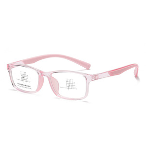 Square <b>Frame</b> TR90 <b>Plastic</b> Full-<b>Frame</b> Anti-Slip Children's Eyeglasses 8030 Unisex Resin PC Lens - Product Image 5