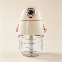 Babyvoedselprocessor 316 roestvrijstalen mes Mini Food Maker Fruitpers Elektrisch Geluidsarm Huishoudelijk koken Draagbare blender