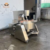 Marmite à Cuivre à Grande Capacité pour la Production de Bonbons au Caramel, Chaudière à Double Enveloppe, Machine de Cuisson pour la Transformation des Bonbons au Caramel