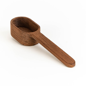 Cuillères doseuses en bois pour café et thé, en noyer, minimalistes, écologiques, pour la cuisine - Product Image 4