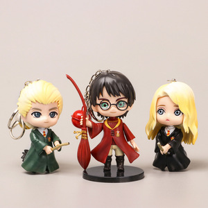 Ensemble de porte-clés à thème de personnages de dessins animés magiques, 5 pièces, mini figurines, pendentif de sac, cadeau de collection pour les fans - Product Image 3